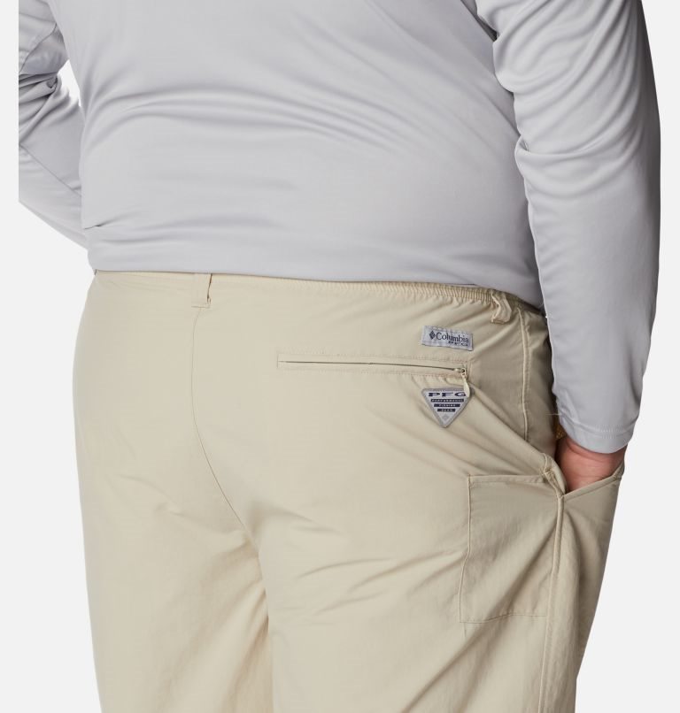 Men's Columbia PFG Backcast Convertible Pants Khaki | Plus Size CA-V6C34